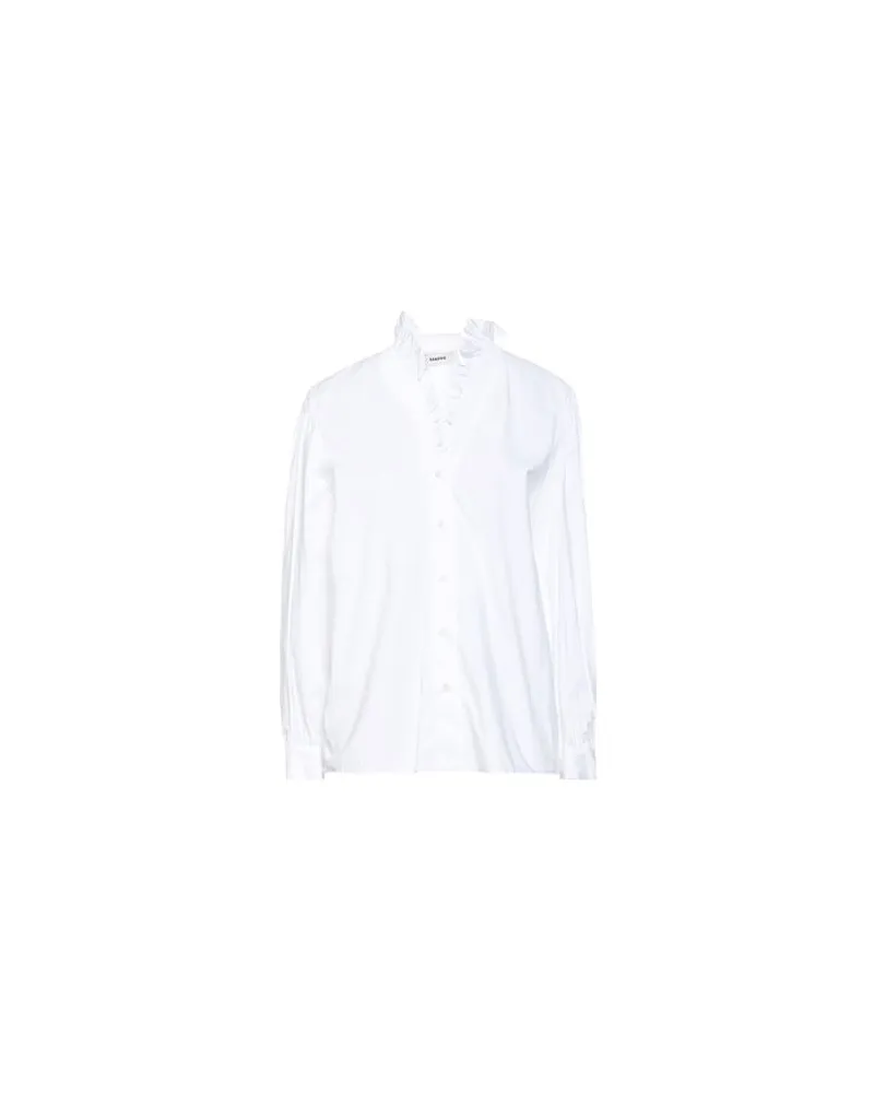 Sandro TOPS - Hemdenauf YOOX.COM Weiß