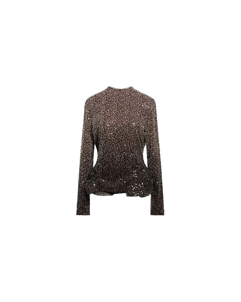 ROTATE Birger Christensen TOPS - Topsauf YOOX.COM Braun