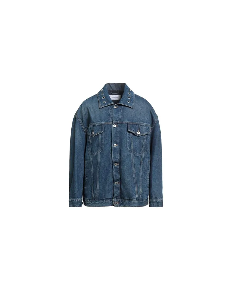 OFF-WHITE JACKEN & MÄNTEL - Jeansjacken/Mäntelauf YOOX.COM Blau
