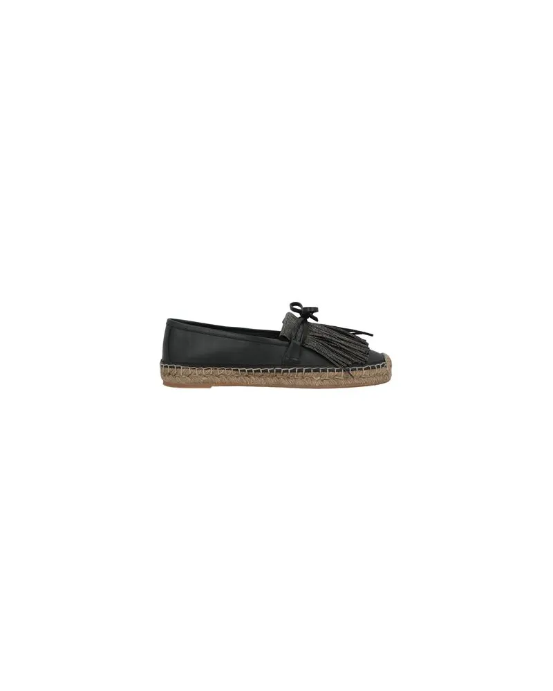 Brunello Cucinelli SCHUHE - Espadrillesauf YOOX.COM Schwarz