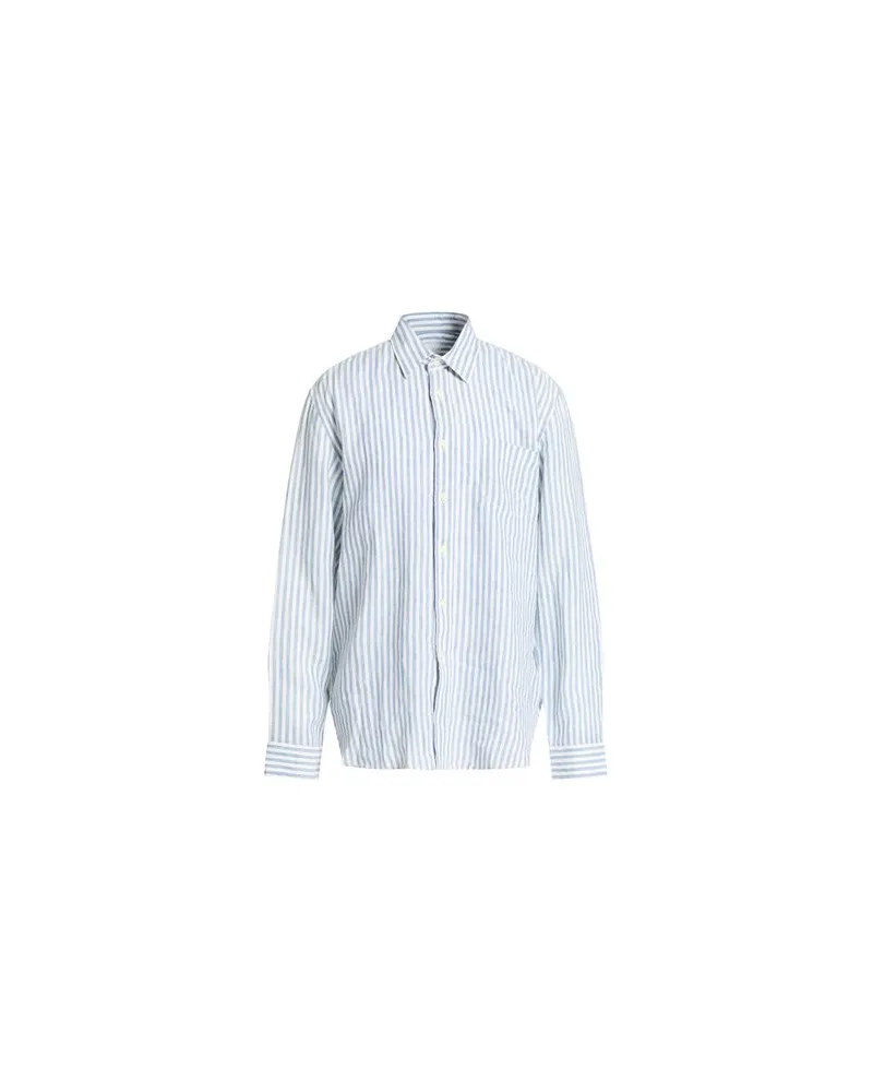 120% Lino TOPS - Hemdenauf YOOX.COM Blau