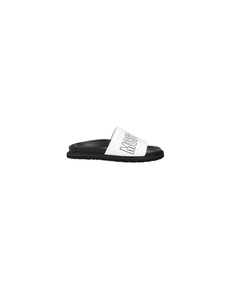 Moschino SCHUHE - Sandalenauf YOOX.COM Weiß