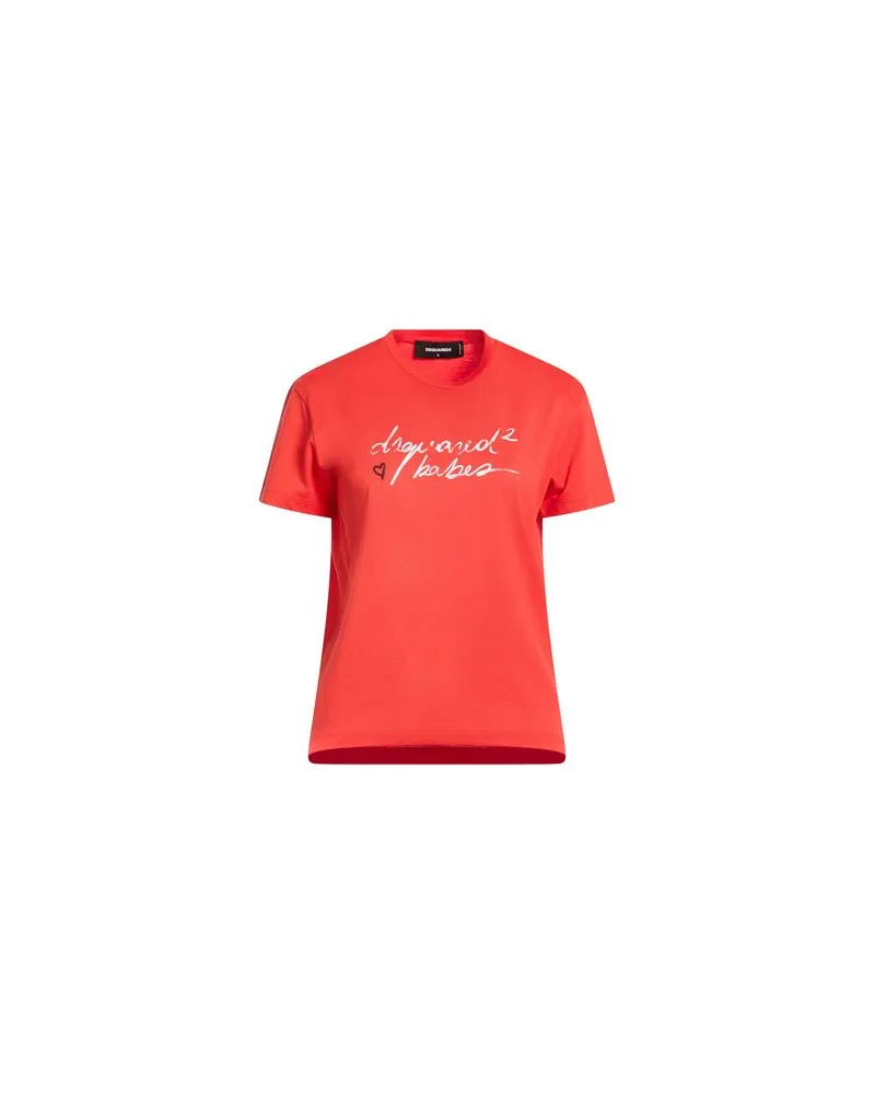 Dsquared2 TOPS - T-shirtsauf YOOX.COM Tomatenrot