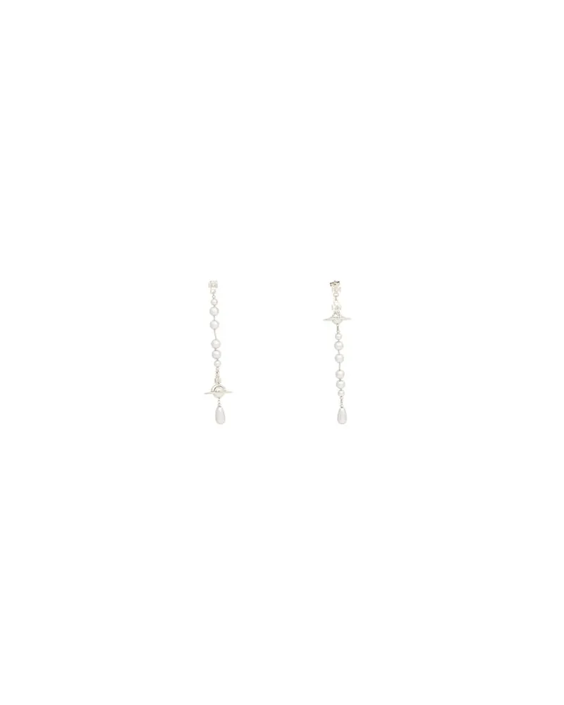 Vivienne Westwood BROKEN PEARL EARRINGS - SCHMUCK und UHREN - Ohrringeauf YOOX.COM Silber