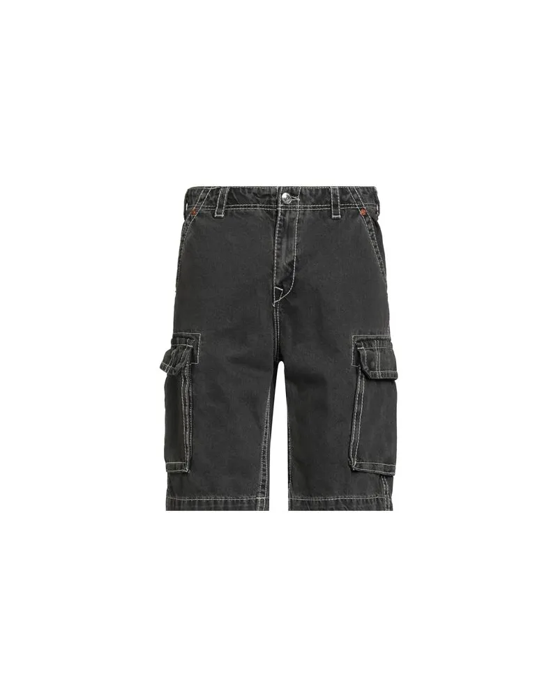 True Religion HOSEN & RÖCKE - Jeansshortsauf YOOX.COM Schwarz