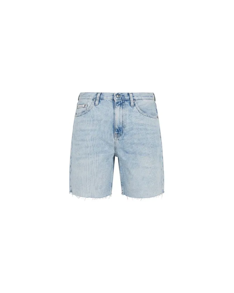Calvin Klein HOSEN & RÖCKE - Jeansshortsauf YOOX.COM Blau