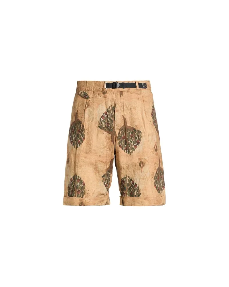 PLAN C HOSEN & RÖCKE - Shorts & Bermudashortsauf YOOX.COM Kamel