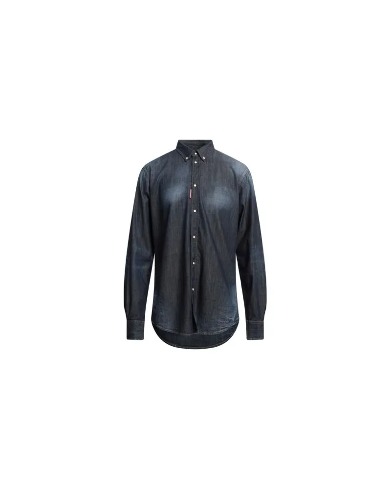 Dsquared2 TOPS - Jeanshemdenauf YOOX.COM Blau
