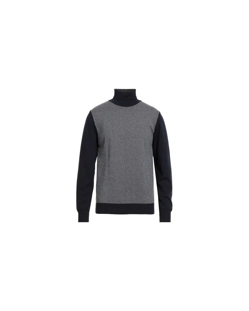 Luigi Borrelli STRICKWAREN - Rollkragenpulloverauf YOOX.COM Marineblau
