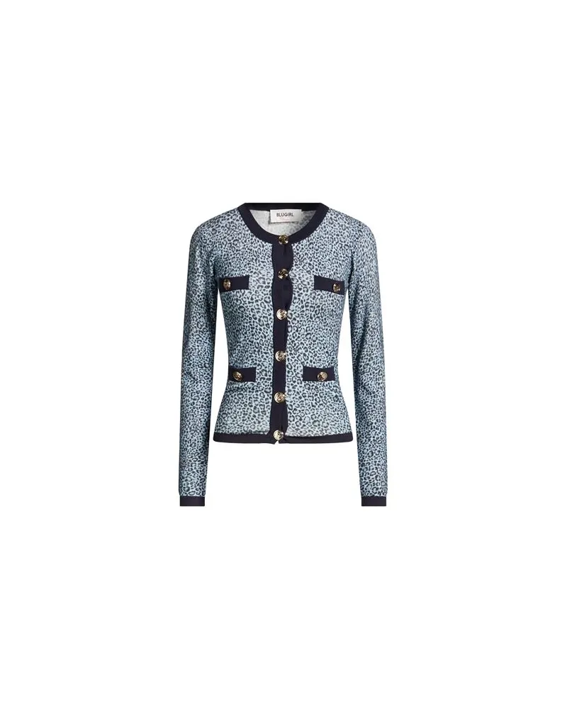 Blumarine STRICKWAREN - Strickjackenauf YOOX.COM Hellblau