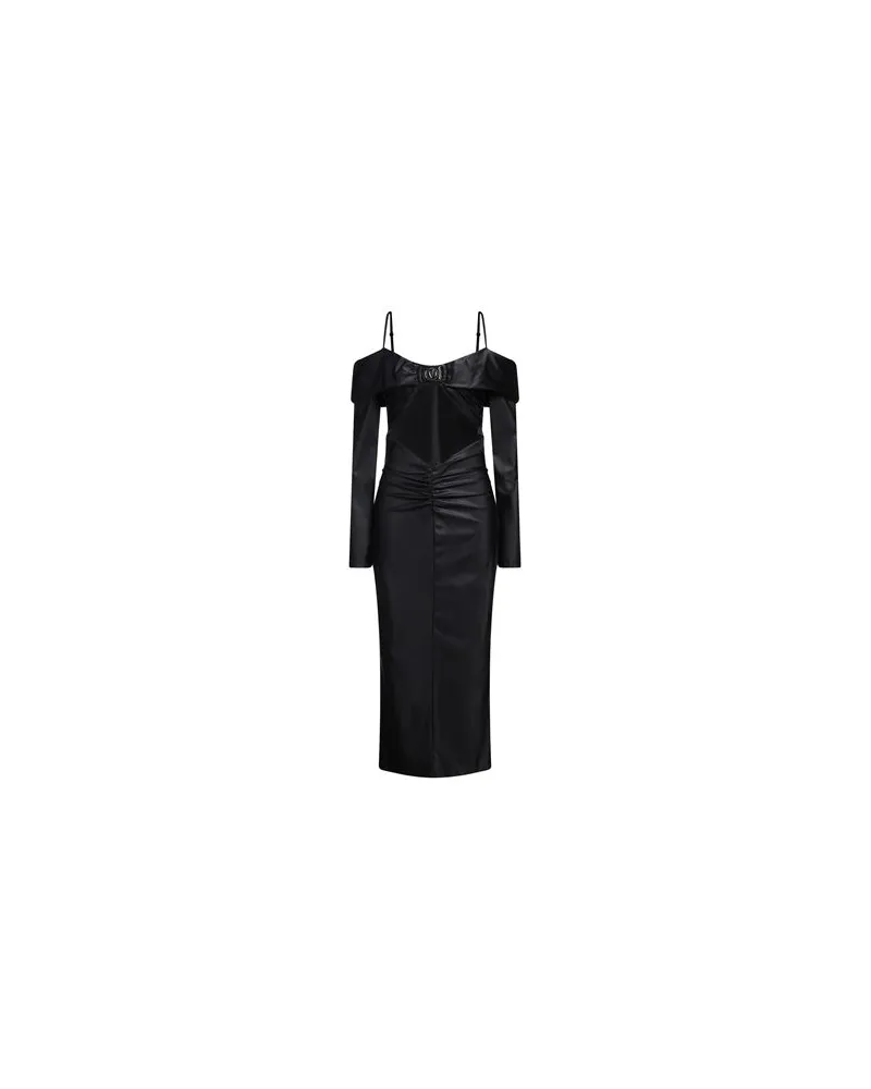 Versace Jeans KLEIDER - Maxi-Kleiderauf YOOX.COM Schwarz