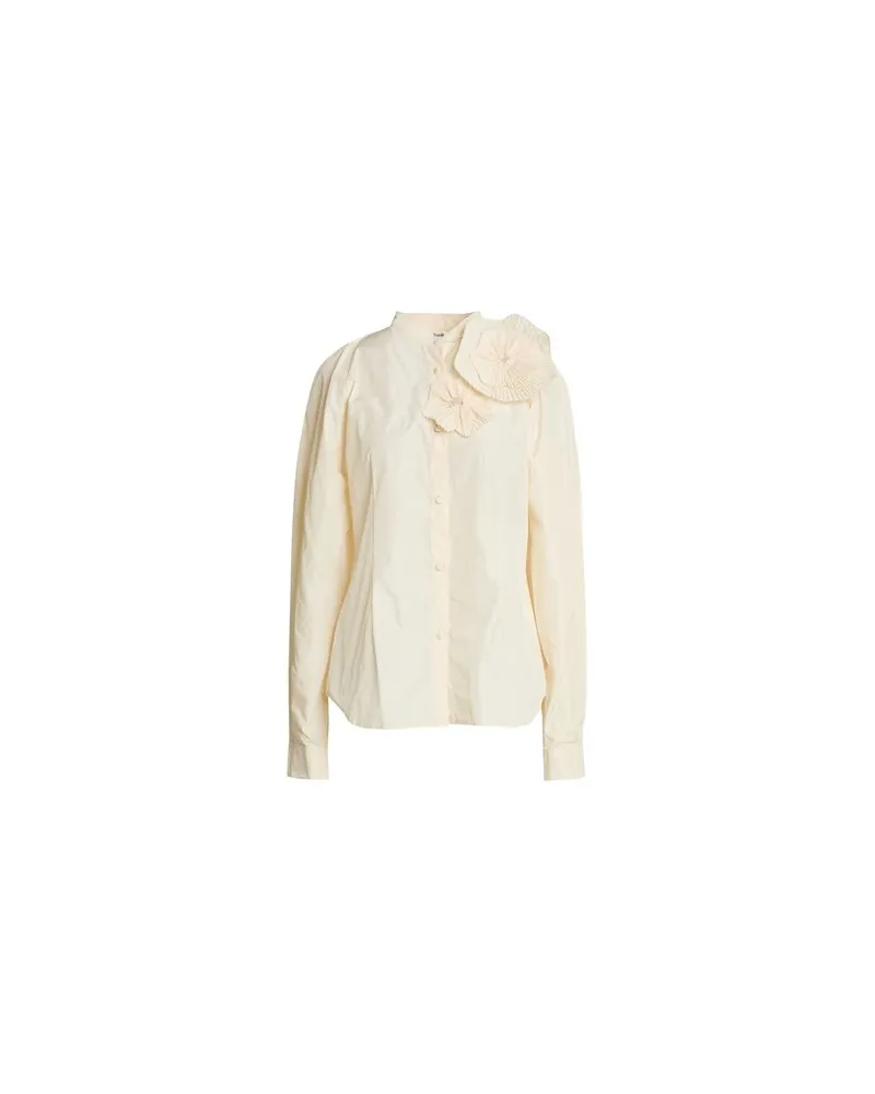 Suoli TOPS - Hemdenauf YOOX.COM Cremeweiß