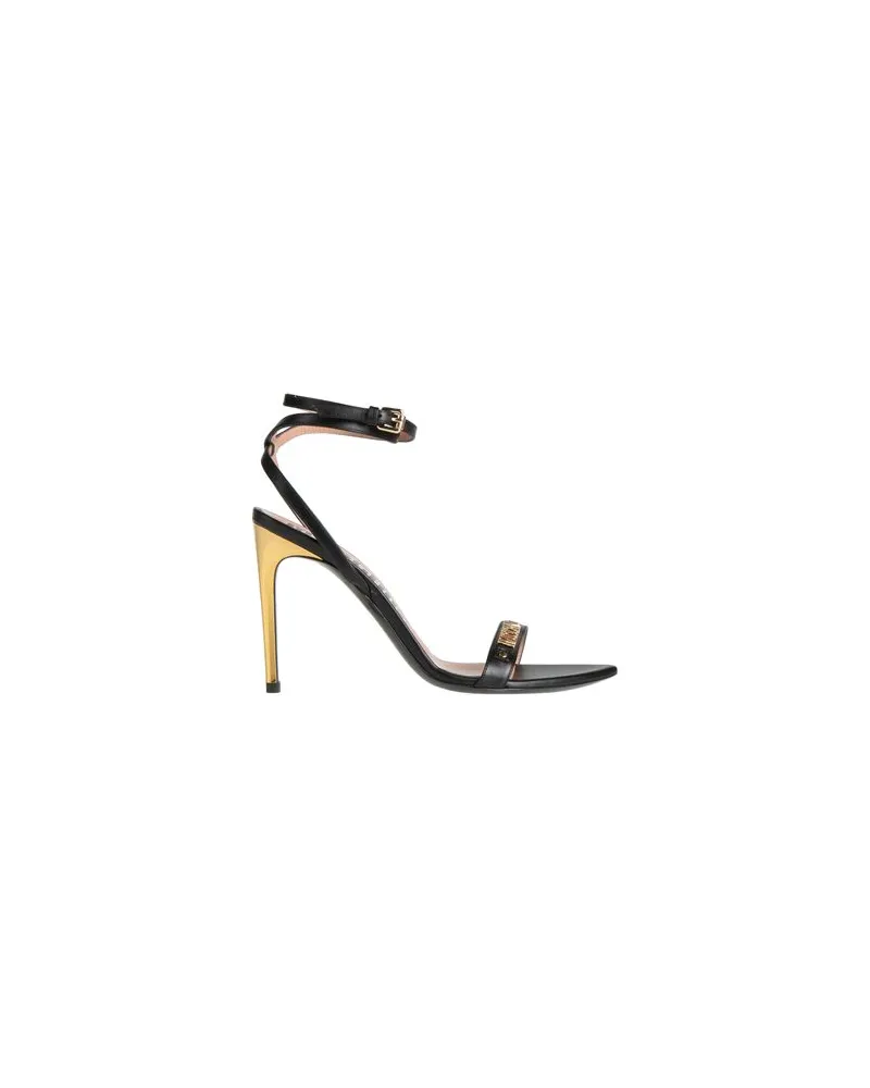 Moschino SCHUHE - Sandalenauf YOOX.COM Schwarz