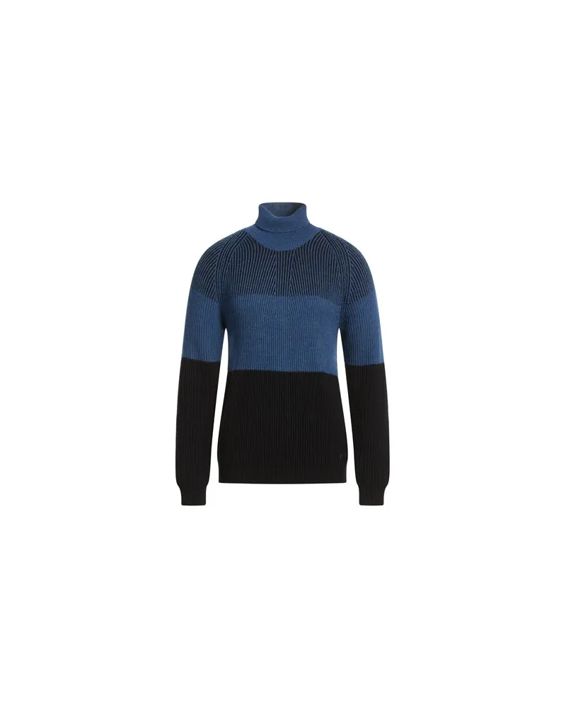 Trussardi STRICKWAREN - Rollkragenpulloverauf YOOX.COM Blau