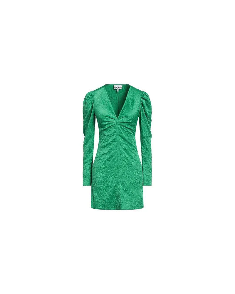 Ganni KLEIDER - Mini-Kleiderauf YOOX.COM Grün