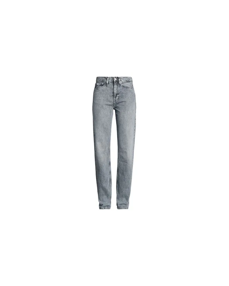 Calvin Klein HOSEN & RÖCKE - Jeanshosenauf YOOX.COM Grau