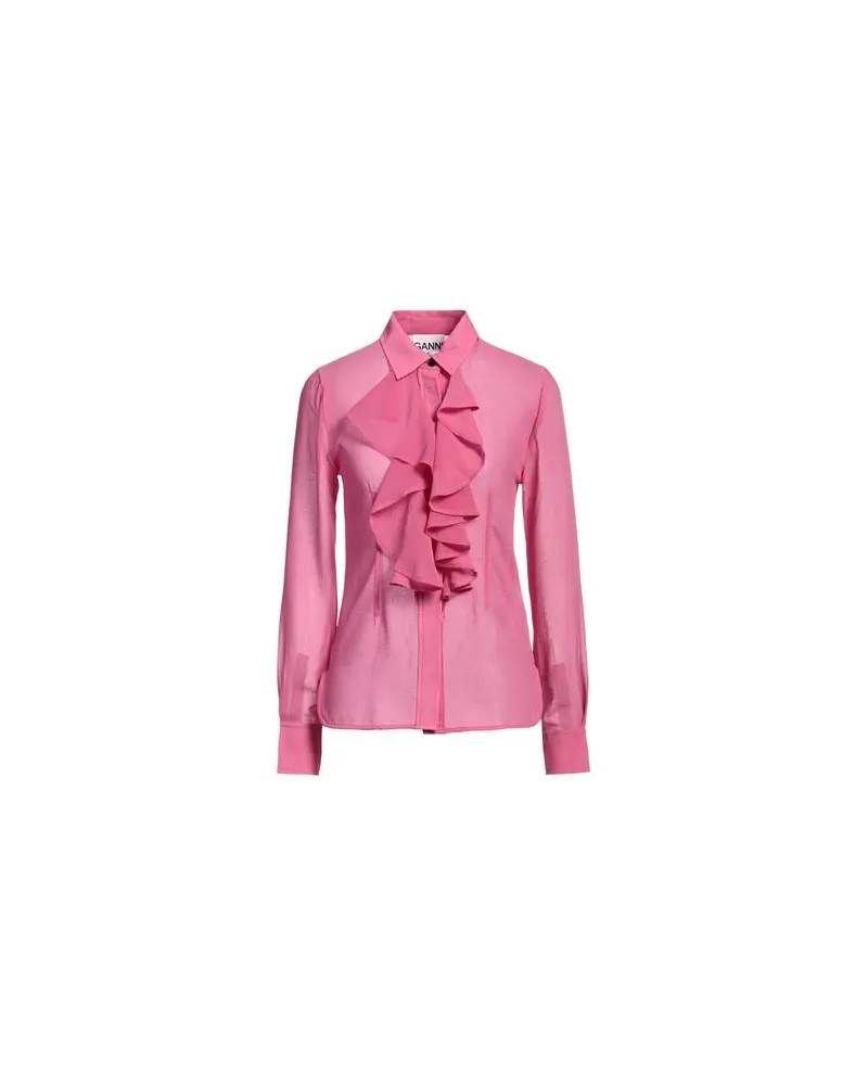 Ganni TOPS - Hemdenauf YOOX.COM Fuchsia