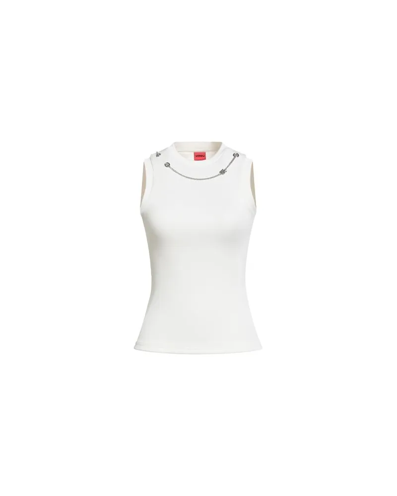 HUGO BOSS TOPS - Tank Topsauf YOOX.COM Elfenbein