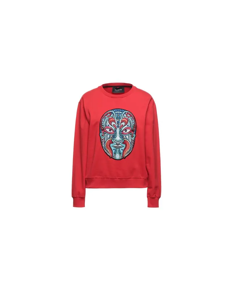 Custo Barcelona TOPS - Sweatshirtsauf YOOX.COM Rot