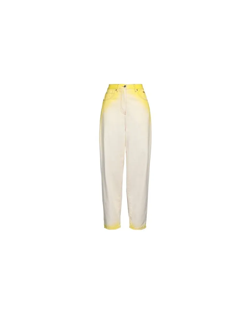 MSGM HOSEN & RÖCKE - Jeanshosenauf YOOX.COM Gelb