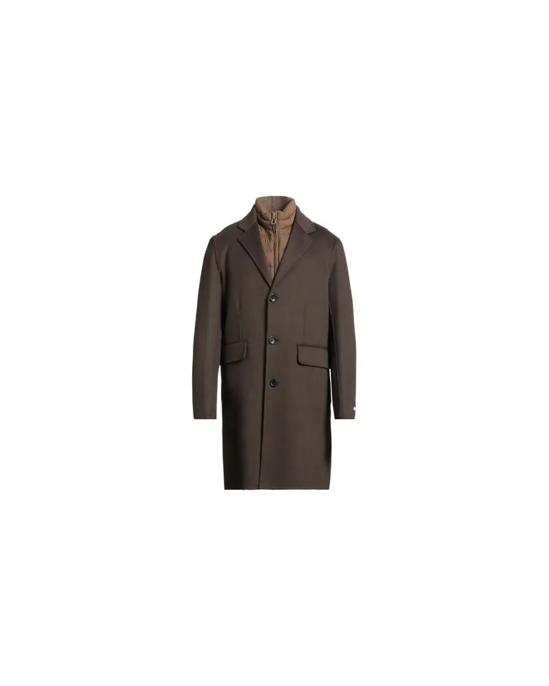Paltò JACKEN & MÄNTEL - Mäntelauf YOOX.COM Militärgrün