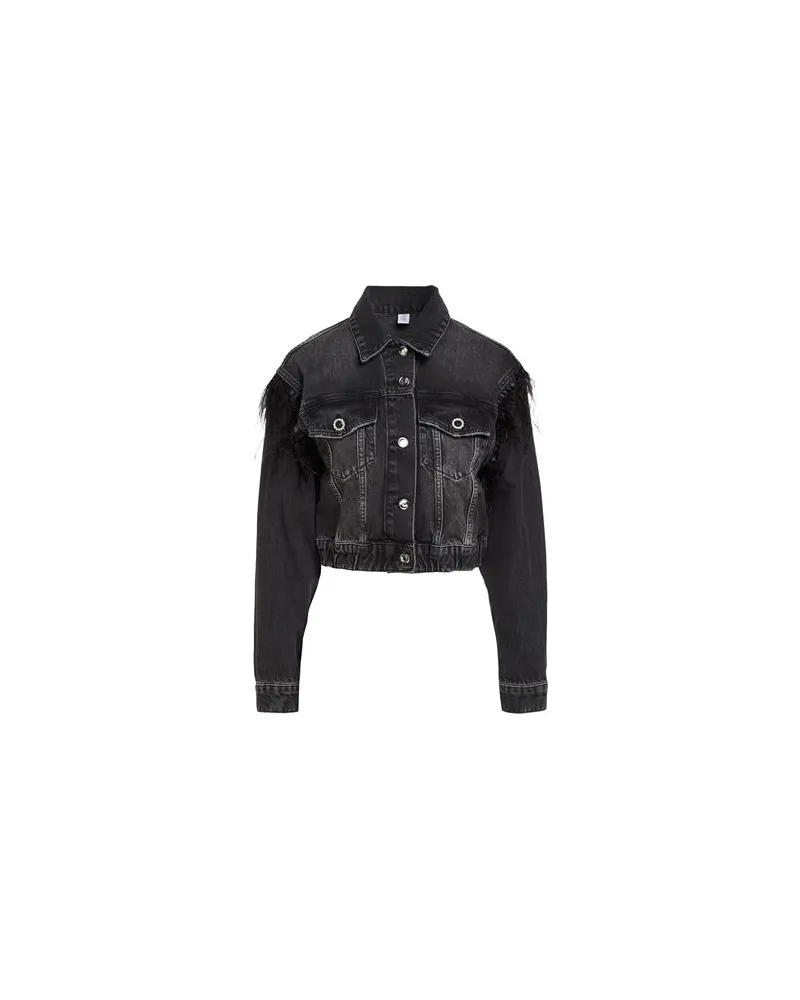Liu Jo JACKEN & MÄNTEL - Jeansjacken/Mäntelauf YOOX.COM Schwarz