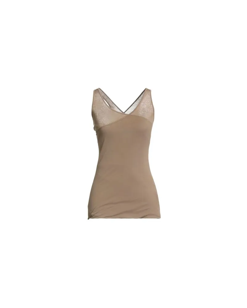 DRKSHDW by Rick Owens TOPS - Tank Topsauf YOOX.COM Khaki