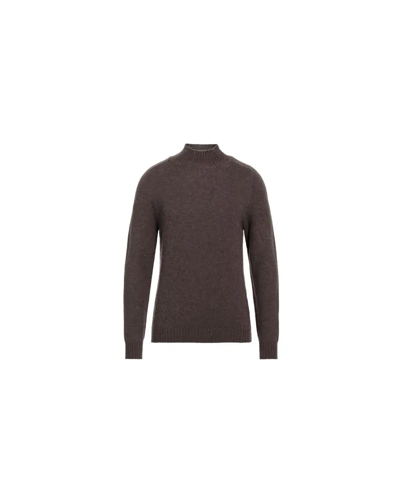 Alpha Studio STRICKWAREN - Rollkragenpulloverauf YOOX.COM Braun