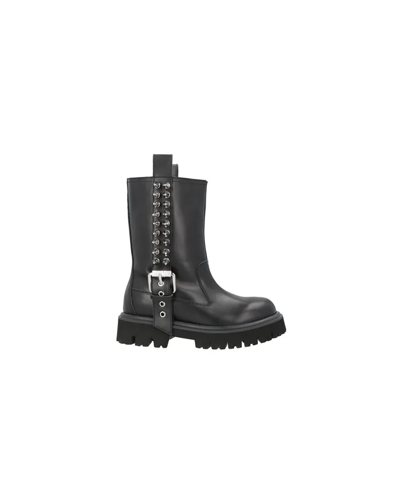 Moschino SCHUHE - Stiefelettenauf YOOX.COM Schwarz