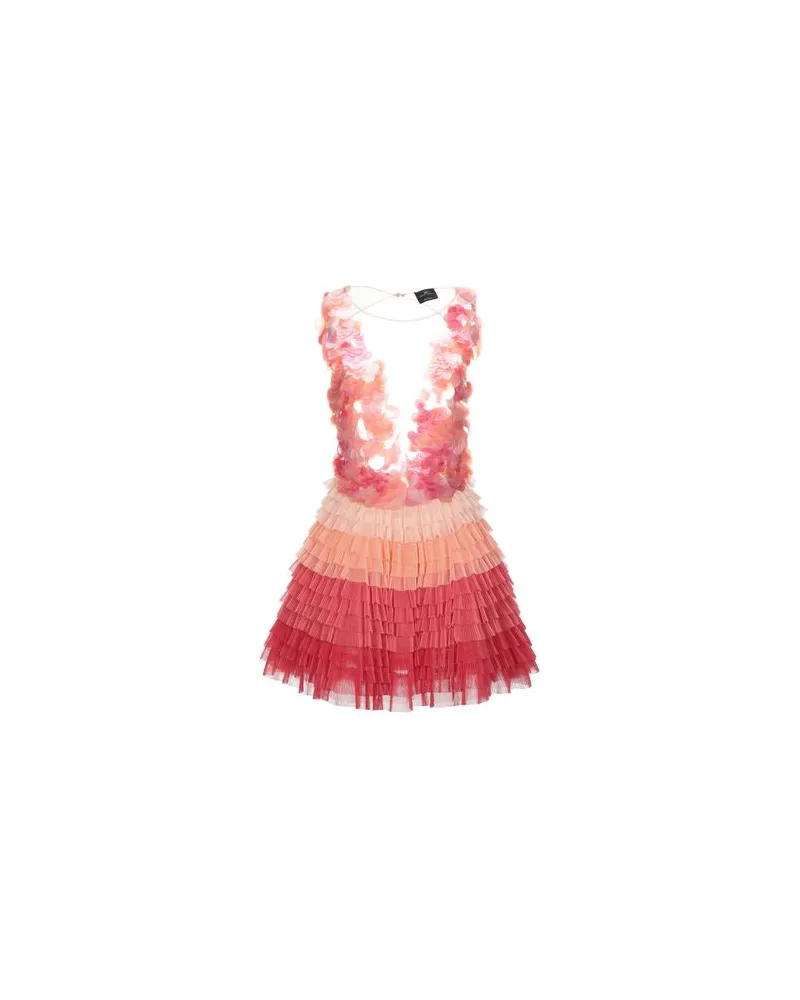 Elisabetta Franchi KLEIDER - Mini-Kleiderauf YOOX.COM Lachs