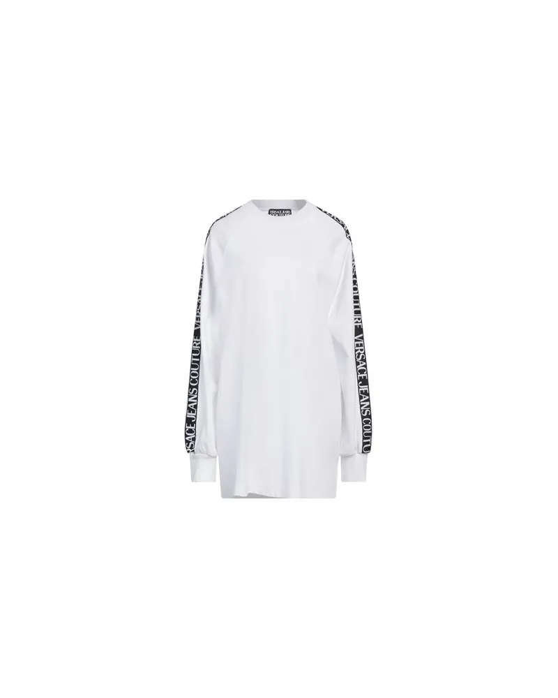 Versace Jeans TOPS - Sweatshirtsauf YOOX.COM Weiß