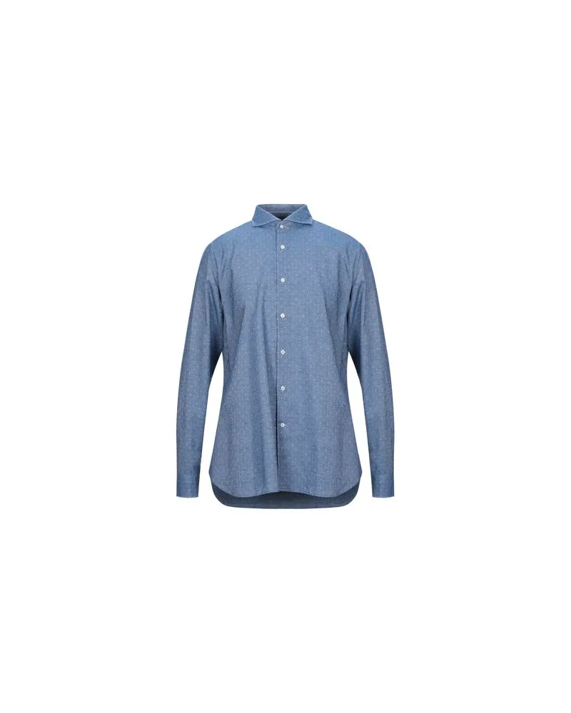 Caliban TOPS - Jeanshemdenauf YOOX.COM Blau