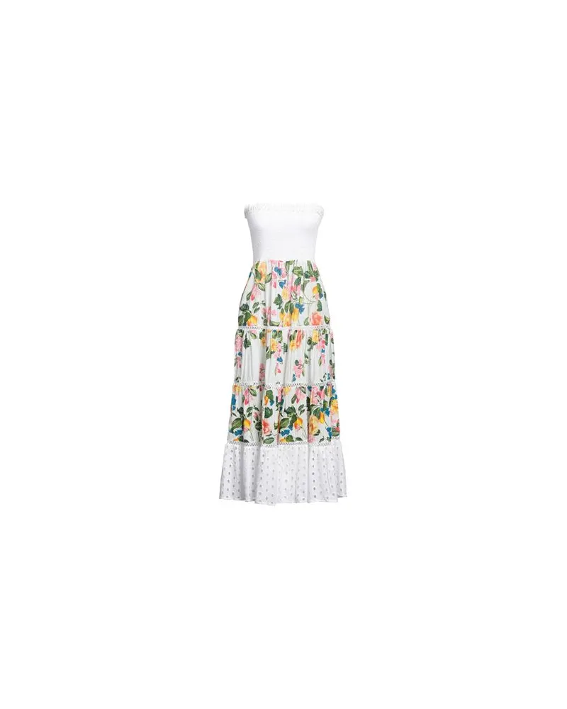 Iconique KLEIDER - Midi-Kleiderauf YOOX.COM Weiß