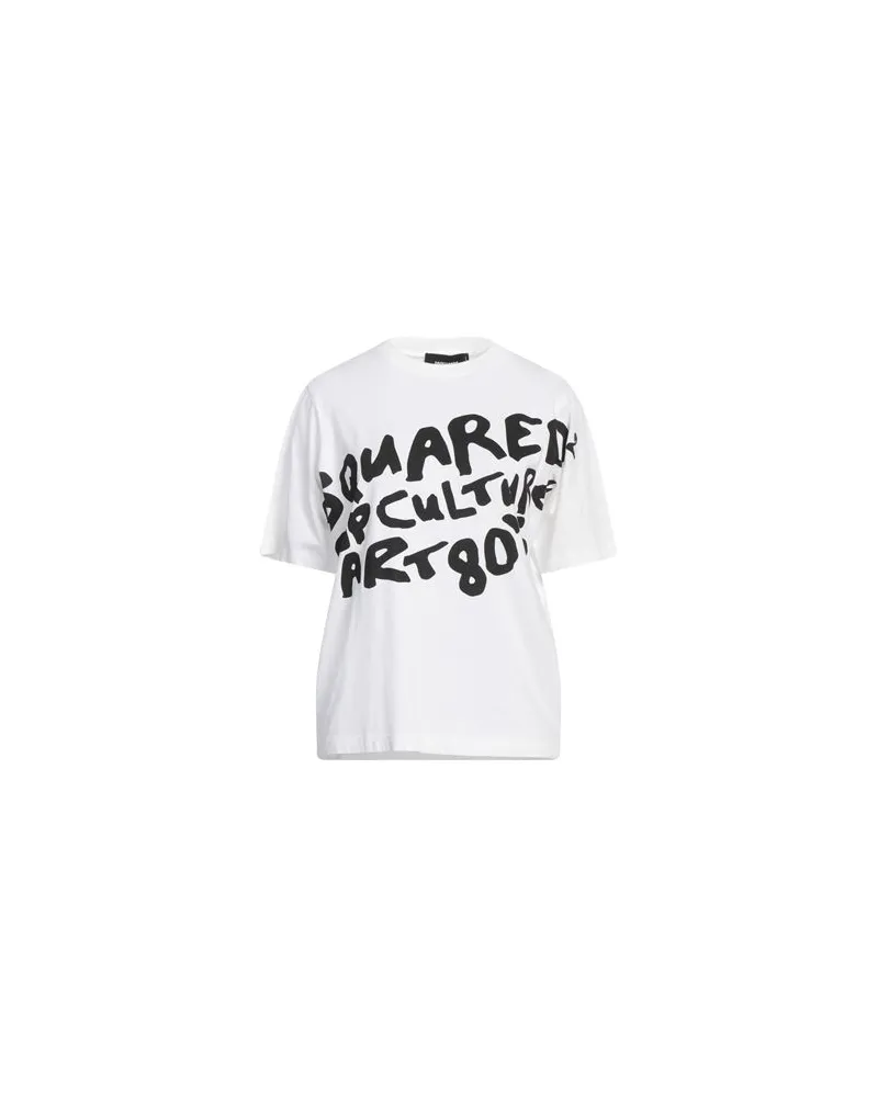 Dsquared2 TOPS - T-shirtsauf YOOX.COM Weiß