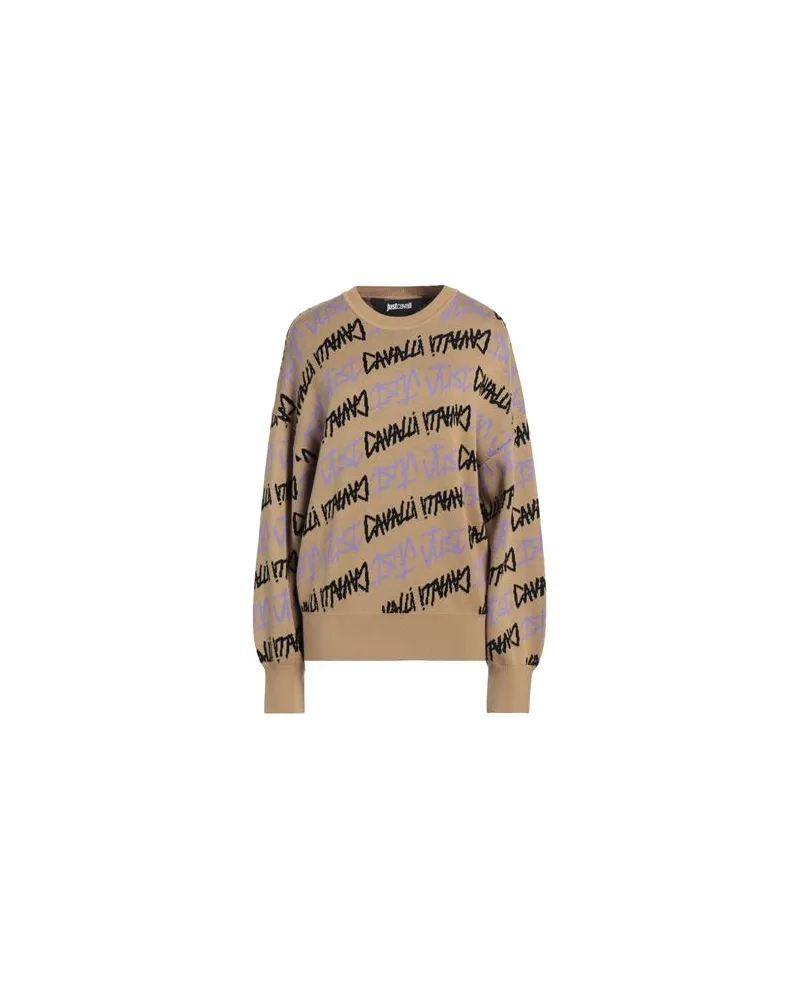 Just Cavalli STRICKWAREN - Pulloverauf YOOX.COM Kamel