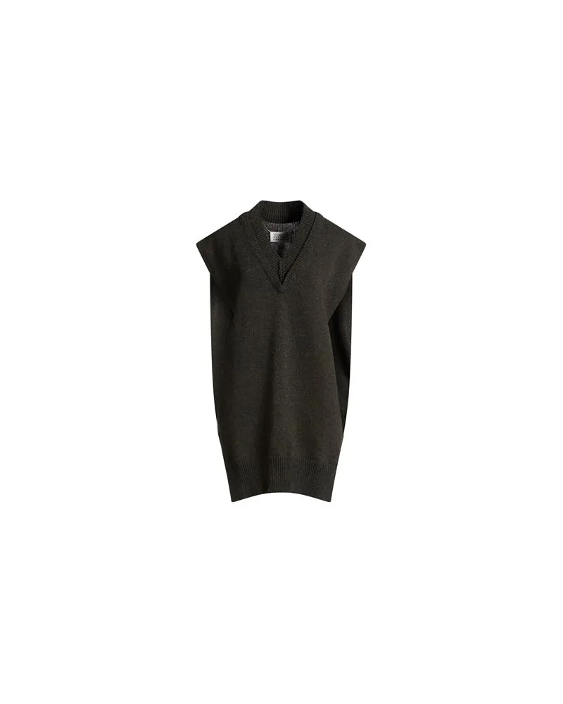 Maison Margiela STRICKWAREN - Pulloverauf YOOX.COM Dunkelgrün