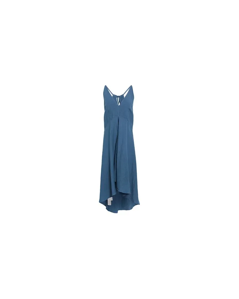120% Lino KLEIDER - Maxi-Kleiderauf YOOX.COM Taubenblau