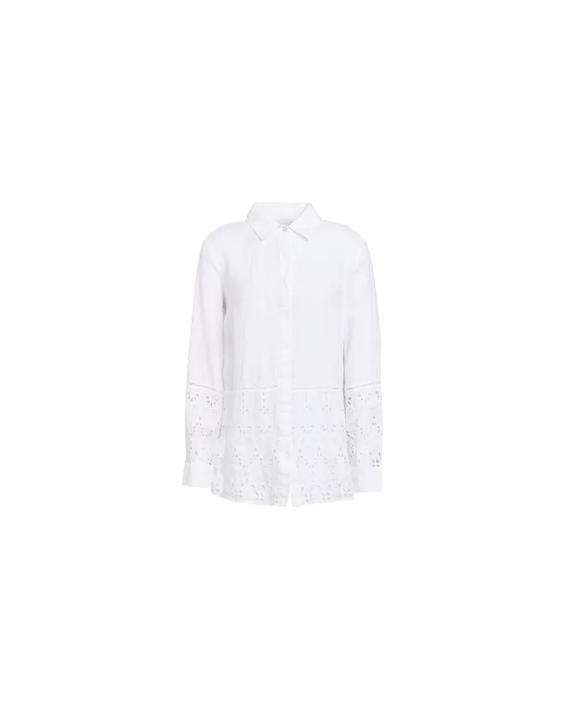 120% Lino TOPS - Hemdenauf YOOX.COM Weiß