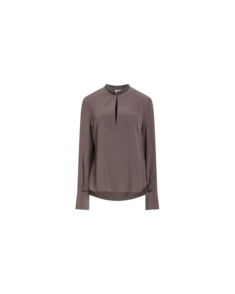 Brunello Cucinelli TOPS - Topsauf YOOX.COM Hellbraun