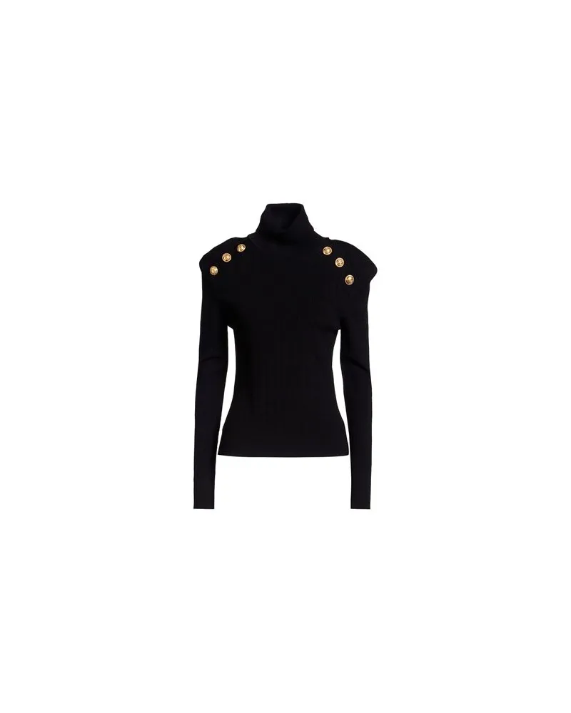 Balmain STRICKWAREN - Rollkragenpulloverauf YOOX.COM Schwarz