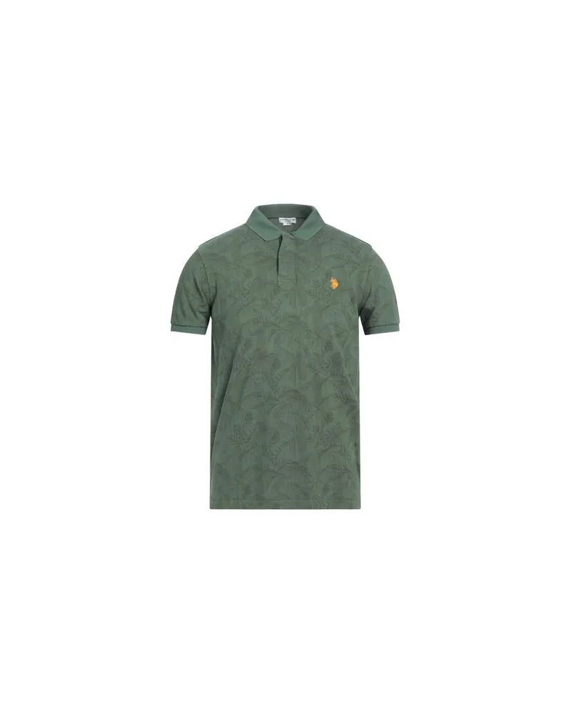 U.S. Polo Assn.  U POLO ASSN. - TOPS - Poloshirtsauf YOOX.COM Militärgrün
