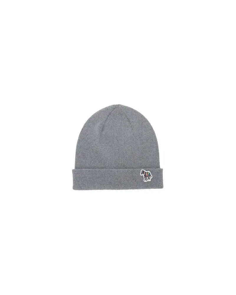 Paul Smith MEN HAT ZEBRA BEANIE   - ACCESSOIRES - Mützen & Hüteauf YOOX.COM Grau