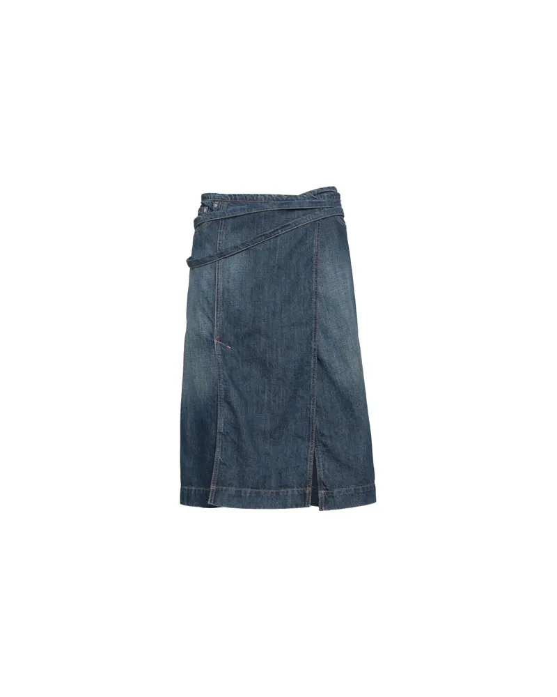 SPORTMAX HOSEN & RÖCKE - Jeansröckeauf YOOX.COM Blau