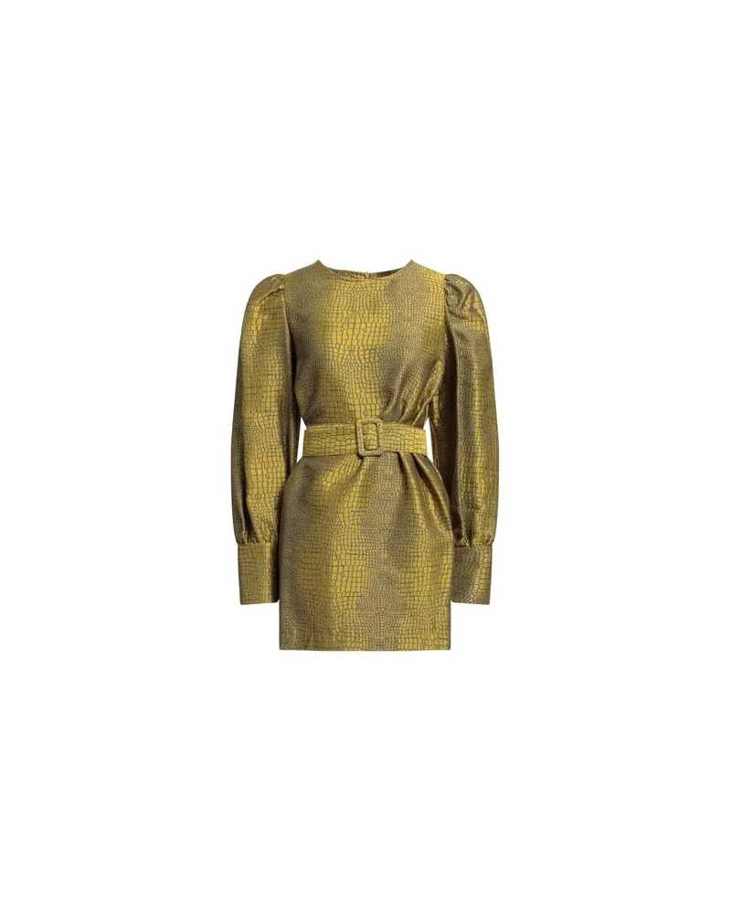 ANDAMANE KLEIDER - Mini-Kleiderauf YOOX.COM Senf