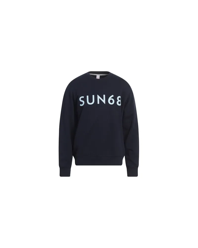 Sun68 TOPS - Sweatshirtsauf YOOX.COM Marineblau