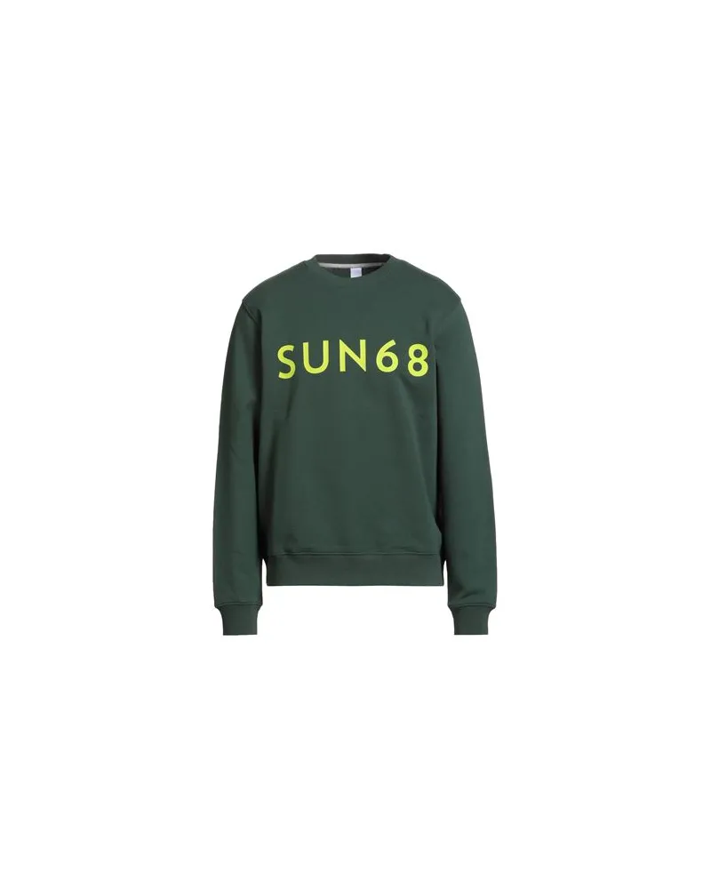 Sun68 TOPS - Sweatshirtsauf YOOX.COM Dunkelgrün