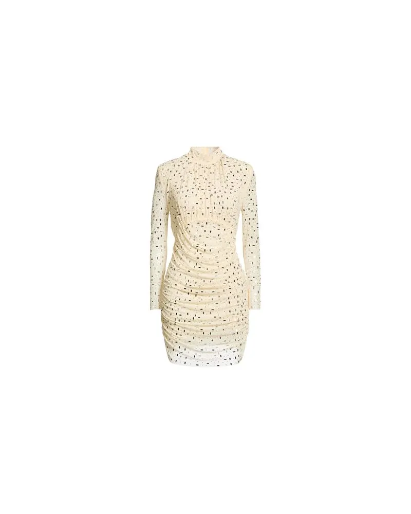 VICOLO KLEIDER - Mini-Kleiderauf YOOX.COM Cremeweiß