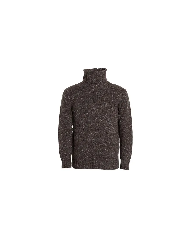 Malo STRICKWAREN - Rollkragenpulloverauf YOOX.COM Dunkelbraun
