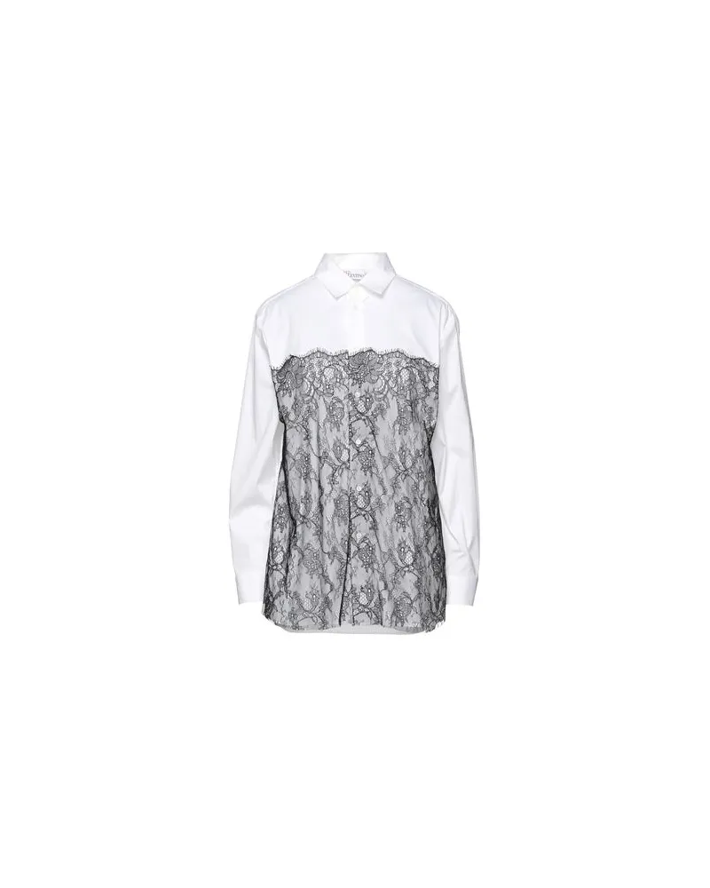 RED Valentino TOPS - Hemdenauf YOOX.COM Weiß