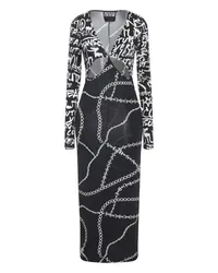 Versace Jeans Midi-Kleid Schwarz